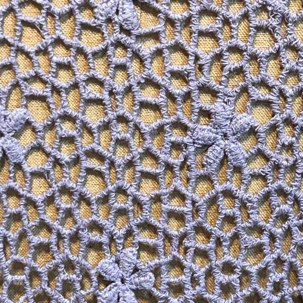 Lavender crochet floral tank top racer back layering beachy cottagecore boho y2k - Picture 5 of 11